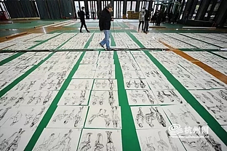 2016年中國美術學院閱卷現場, 2016年中國美術學院閱卷現場,