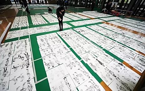 2016年中國美術學院閱卷現場, 2016年中國美術學院閱卷現場,