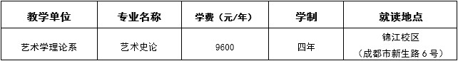 四川音樂學院2019年省外本科招生簡章