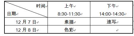 2020年吉林省普通高校招生藝術類專業統一考試說明