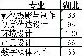 2019年武漢學(xué)院湖北省藝術(shù)類本科專業(yè)招生計(jì)劃